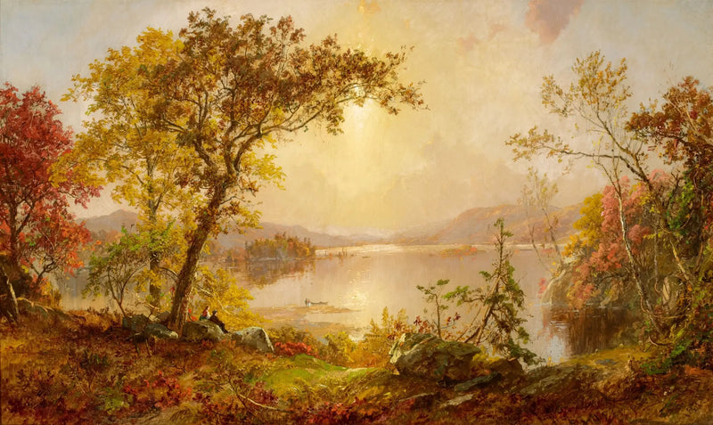 Lac Greenwood, Jesień nad Hudsonem - Jasper Francis Cropsey