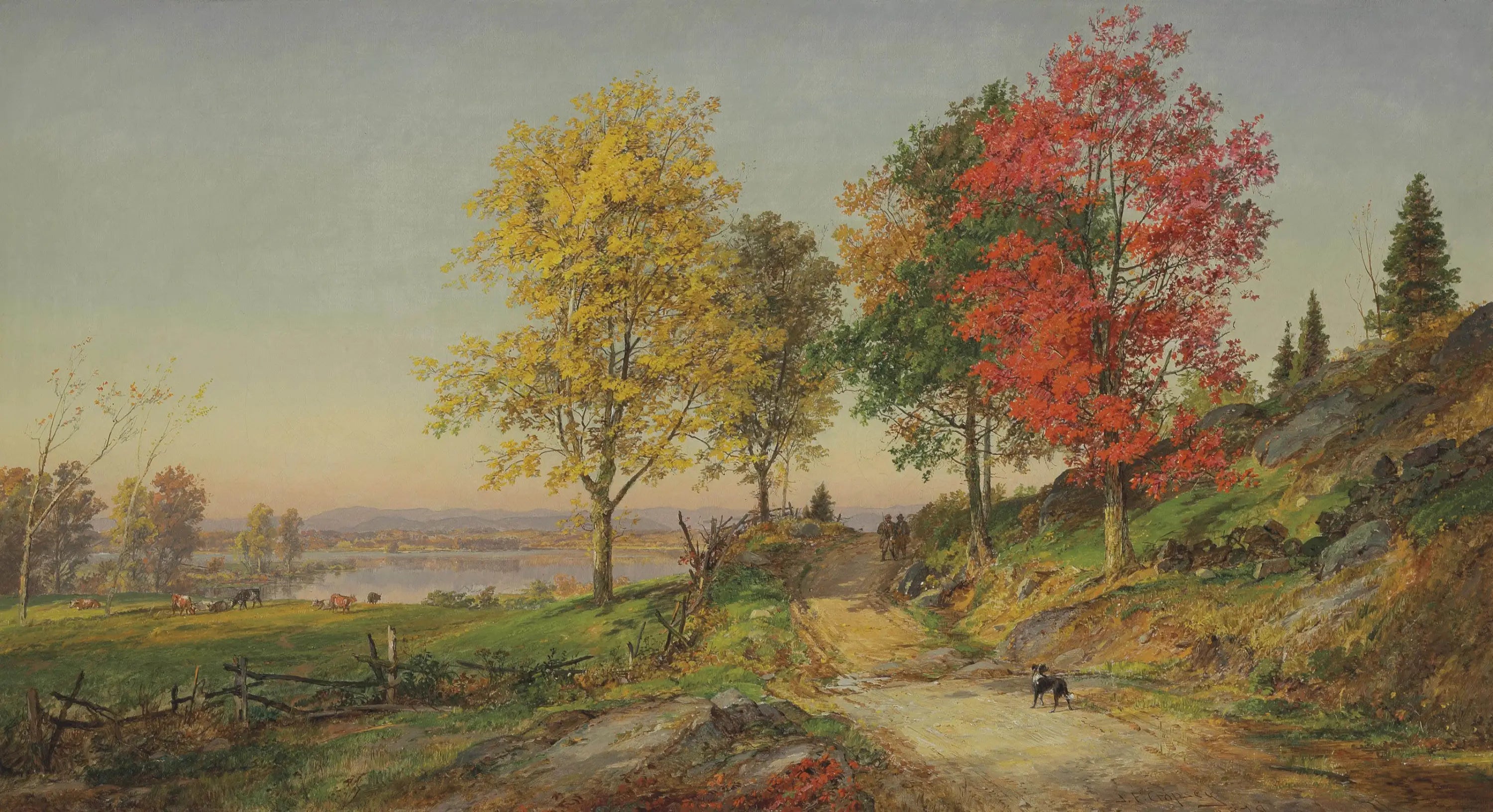 Lac Greenwood - Jasper Francis Cropsey - Alpha Reproduction