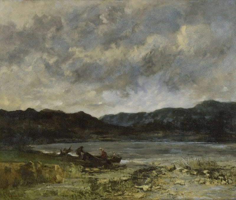 Lac w pobliżu Saint-Point - Gustave Courbet