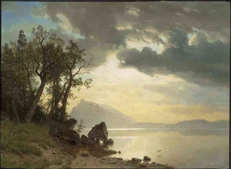 Lac Tahoe, Kalifornia - Albert Bierstadt