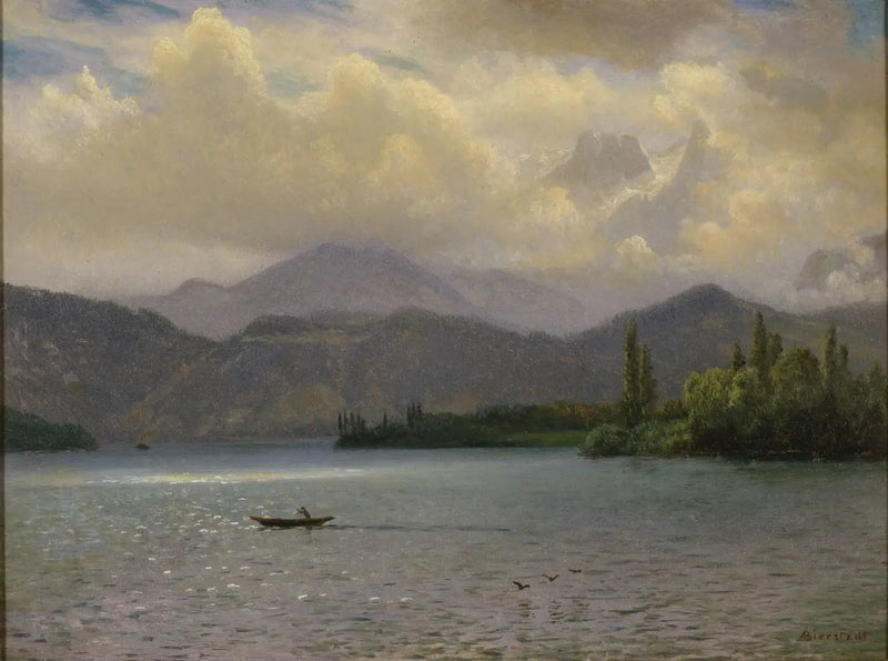 Lac Tahoe, Kalifornia - Albert Bierstadt