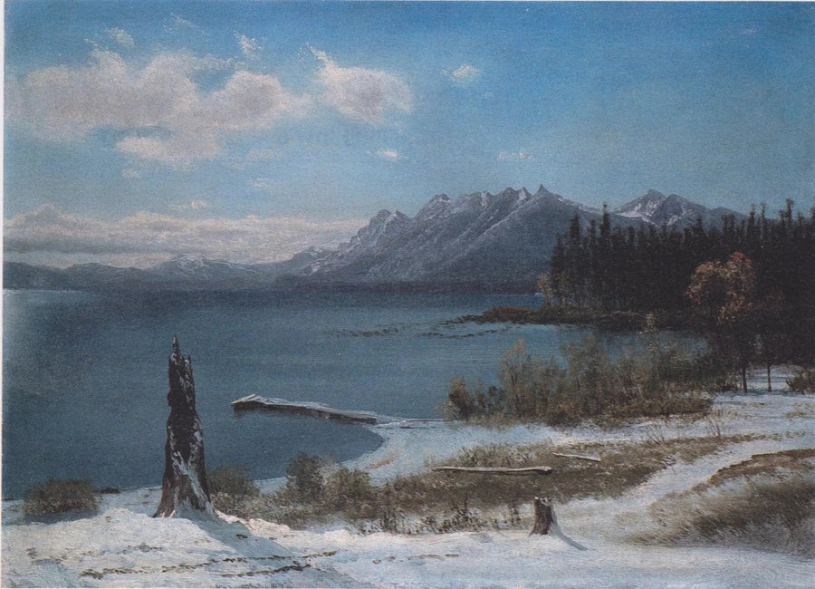 Lac Tahoe zimą - Albert Bierstadt