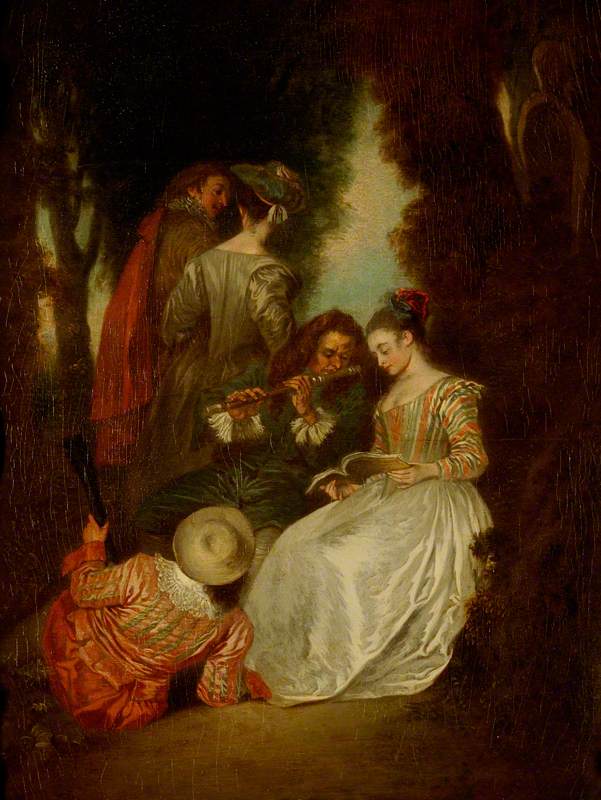 Idealne dopasowanie - Antoine Watteau
