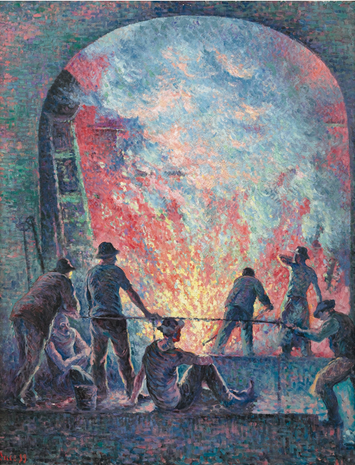 Huta stali - Maximilien Luce
