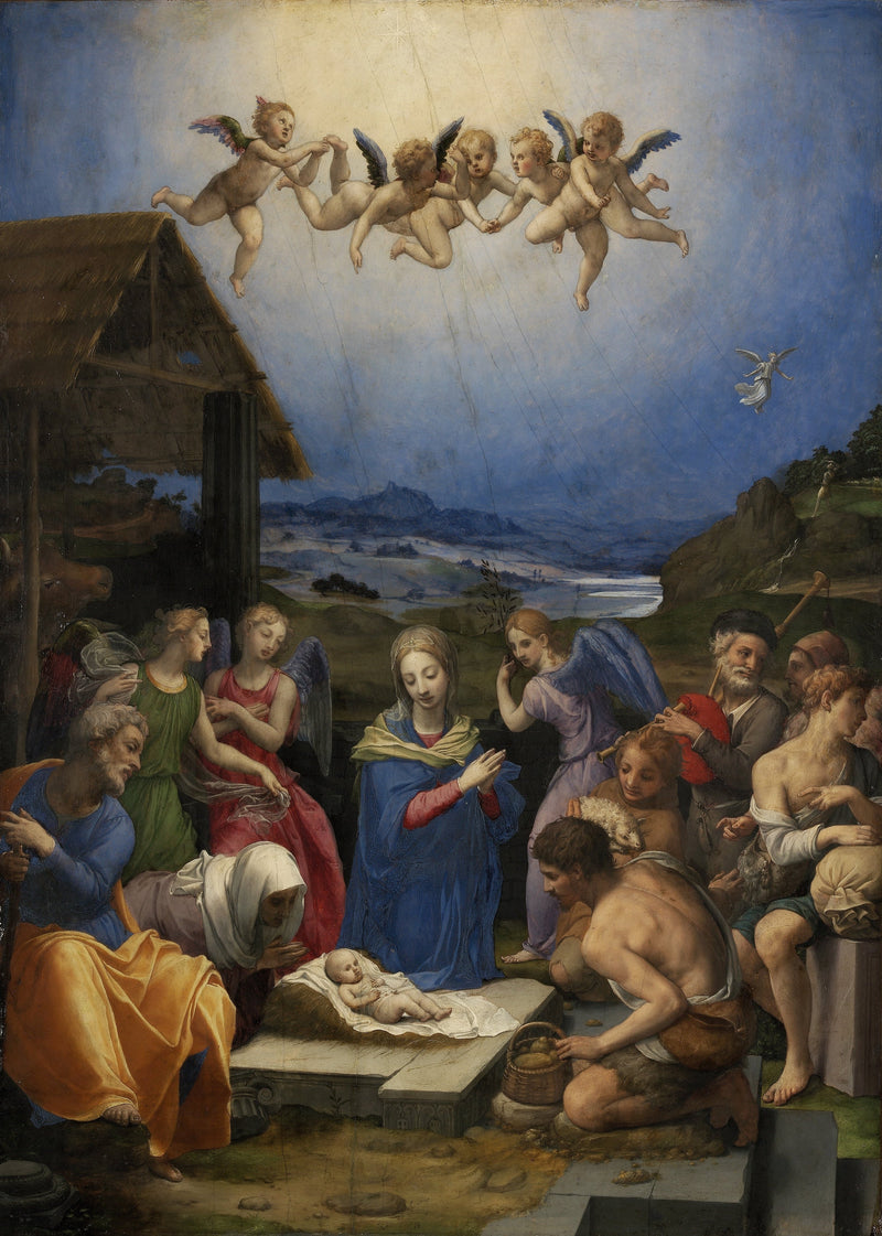 Adoracja pasterzy - Bronzino