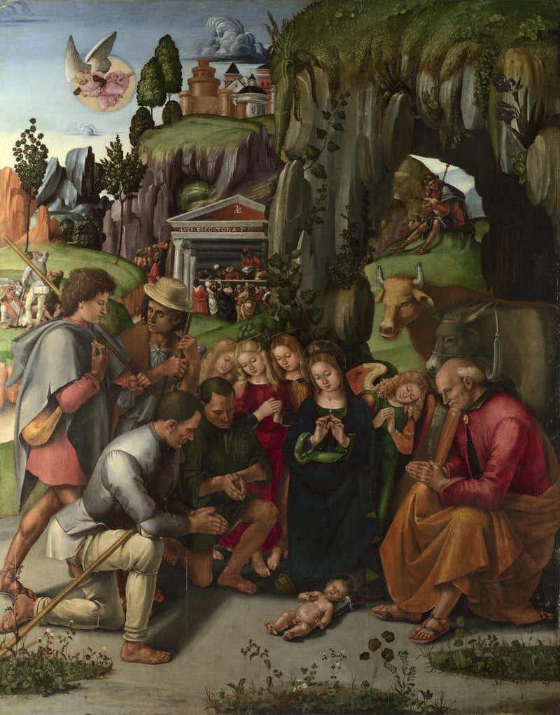 Uwielbienie pasterzy - Luca Signorelli