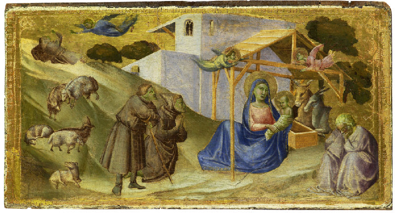 Adoracja pasterzy - Taddeo Gaddi