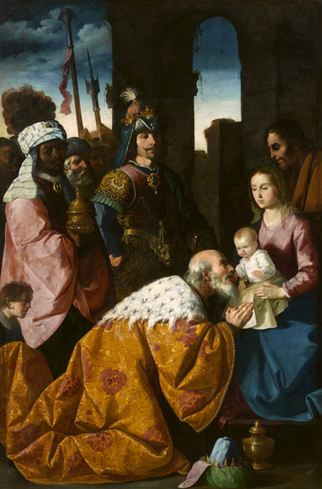 Uczczenie Trzech Króli - Francisco de Zurbarán