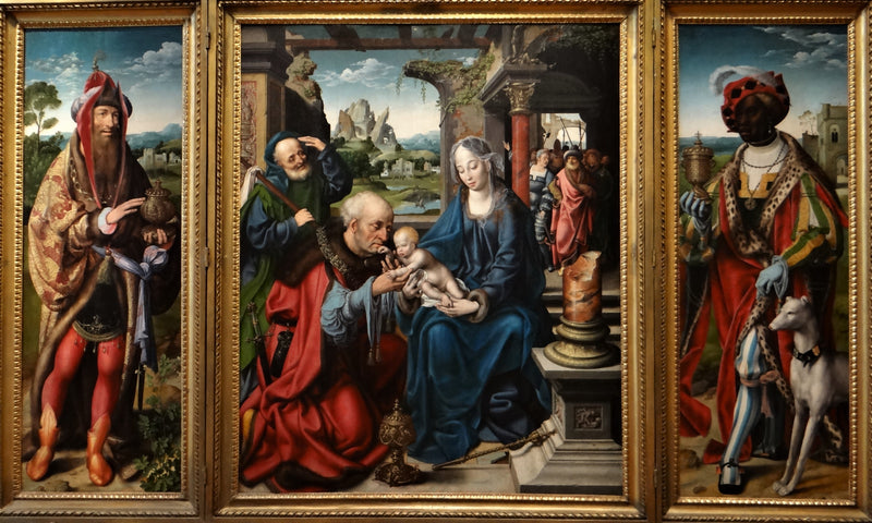 Uczczenie Trzech Króli - Joos van Cleve