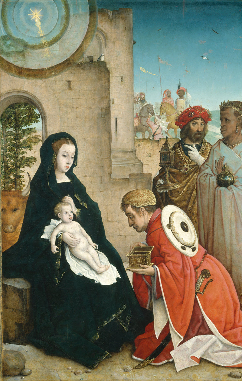 Uczczenie Trzech Króli - Juan de Flandes