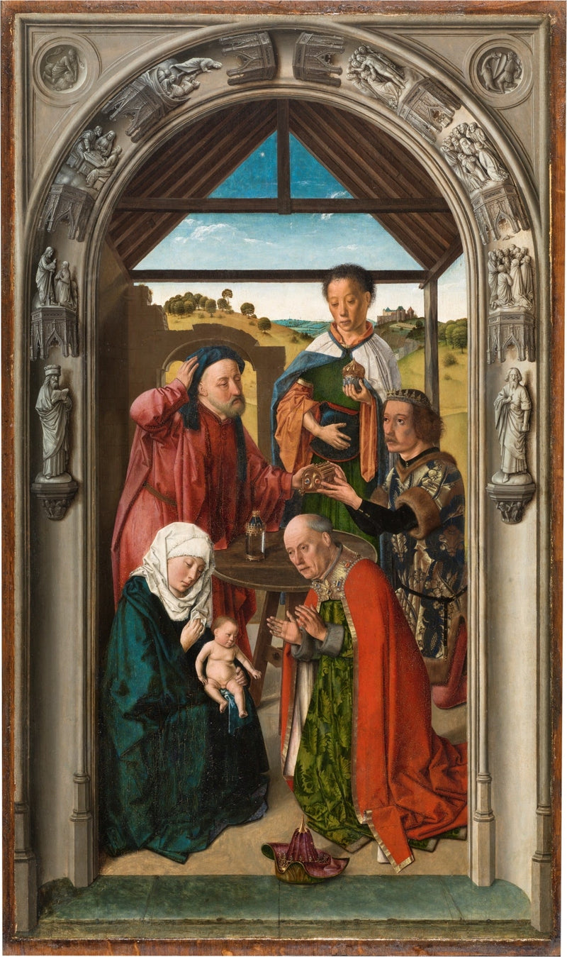 Adoracja Trzech Króli - Dirk Bouts
