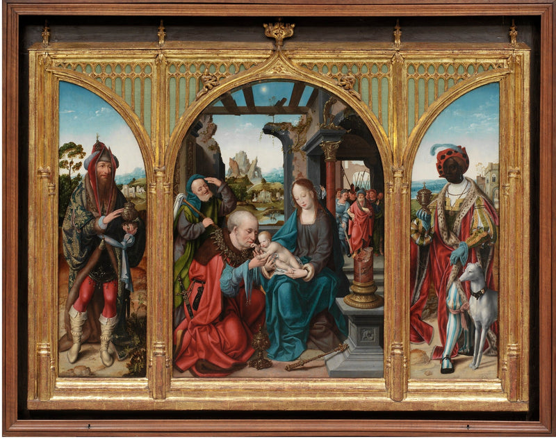 Uczczenie Trzech Króli - Joos van Cleve