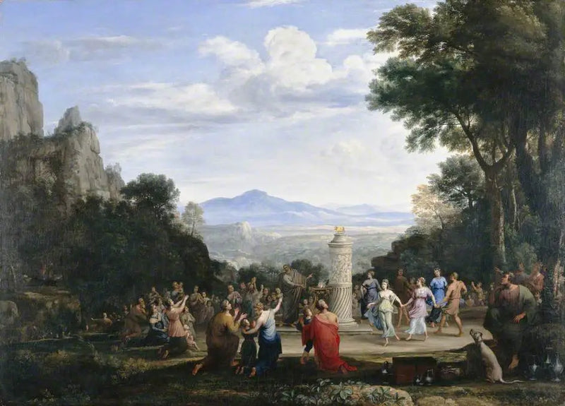 Uwielbienie Złotego Cielca - Claude Lorrain