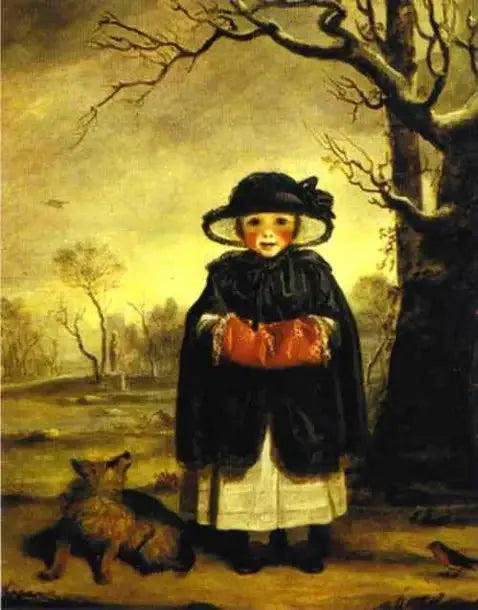 Lady Caroline Scott w roli „Winter” - Joshua Reynolds