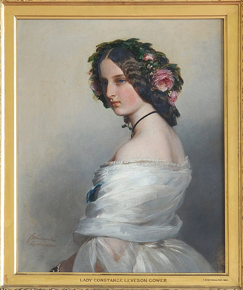 Pani Constance Leveson-Gower (1834-1880), przyszła księżna Westminster - Franz Xaver Winterhalter