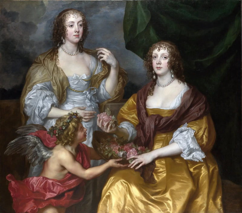 Pani Elizabeth Thimbelby i jej siostra - Antoine van Dyck