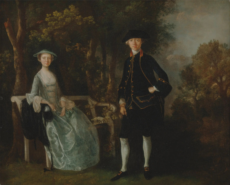 Pani Lloyd i jej syn, Richard Savage Lloyd, z Hintlesham Hall, Suffolk - Thomas Gainsborough