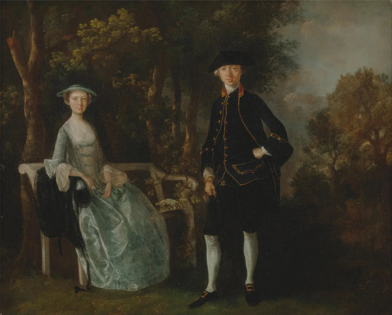 Pani Lloyd i jej syn, Richard Savage Lloyd, z Hintlesham Hall, Suffolk - Thomas Gainsborough