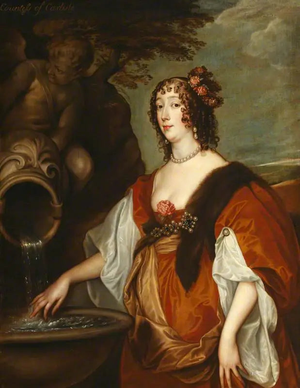 Pani Lucy Percy, hrabina z Carlisle (1599 - 1660) - Antoine van Dyck