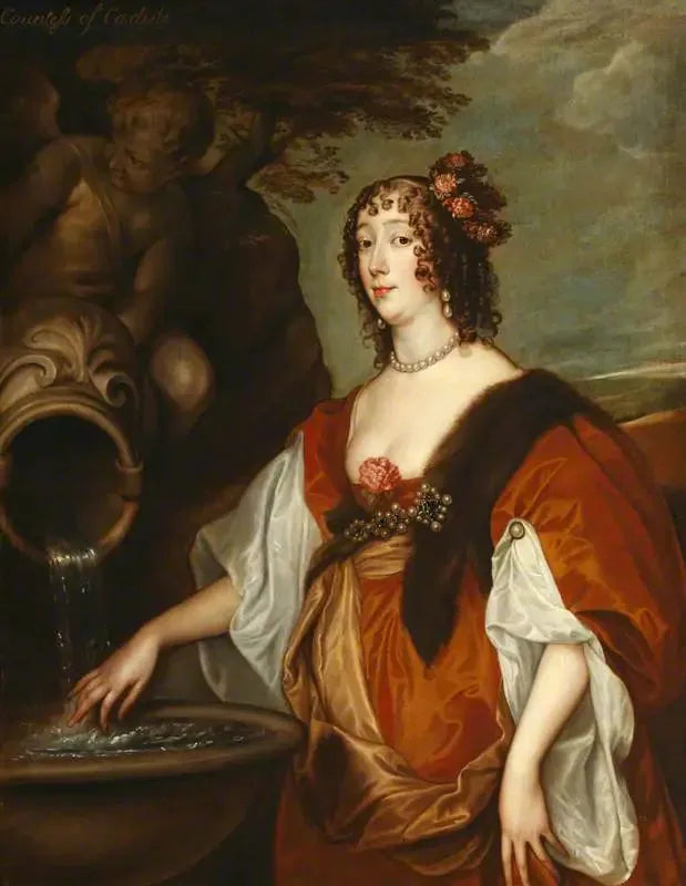 Pani Lucy Percy, hrabina z Carlisle (1599 - 1660) - Antoine van Dyck