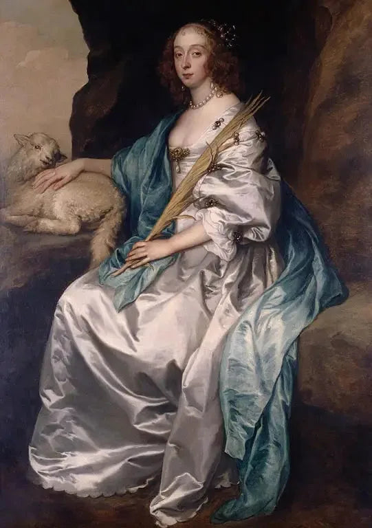 Pani Mary Villiers, księżna Richmond i Lennox (1622-1685) - Antoine van Dyck
