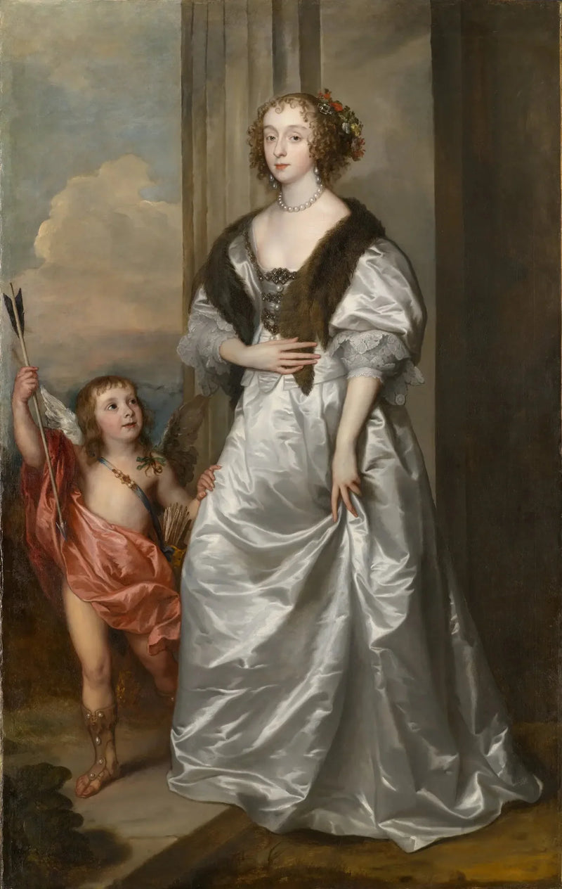 Pani Mary Villiers, przyszła księżna Richmond i Lennox, z Charlesem Hamiltonem, lordem Arran - Antoine van Dyck