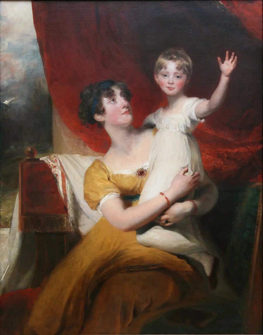 Pani Orde z córką Anną - Thomas Lawrence
