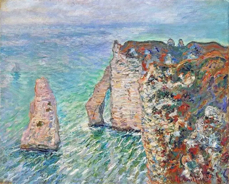 Igła skalna i brama Aval - Claude Monet