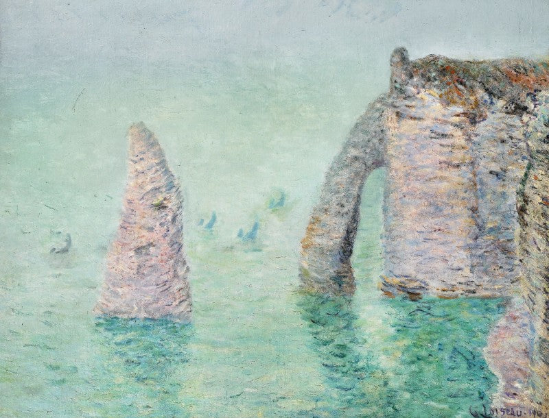 Igła i drzwi Dół (Étretat) - Gustave Loiseau