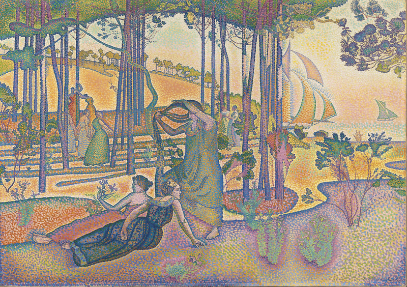 Powietrze wieczorne - Henri-Edmond Cross