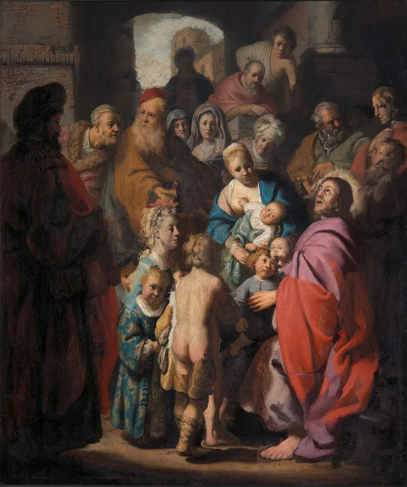 Pozwólcie przyjść do mnie małym dzieciom - Rembrandt