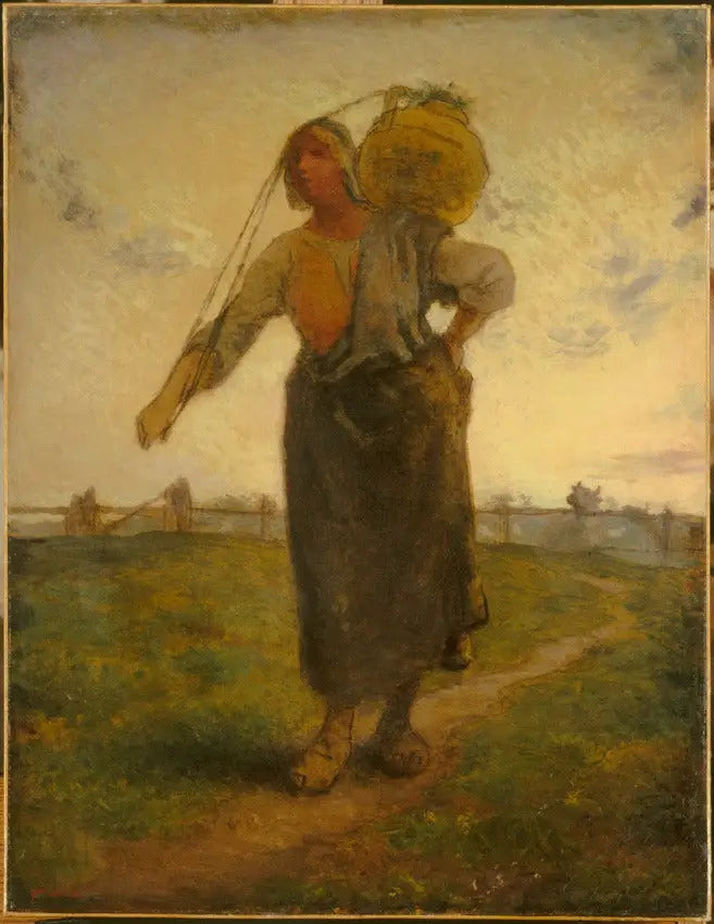 Normandzka mleczarka z Gréville - Jean-François Millet