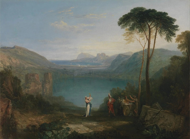 Jezioro Awerne: Eneasz i Sybilla Kumajska - J. M. W. Turner