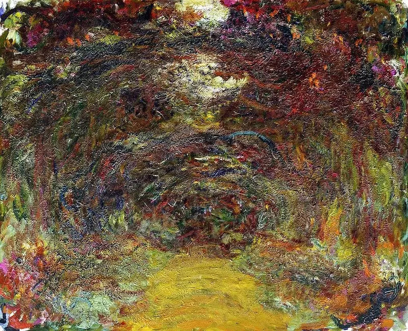 Aleja róż - Claude Monet