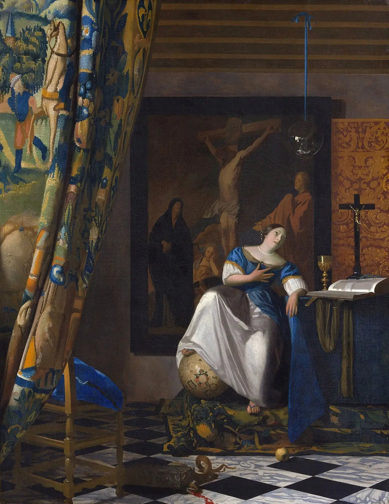 Allegoria Wiary - Johannes Vermeer