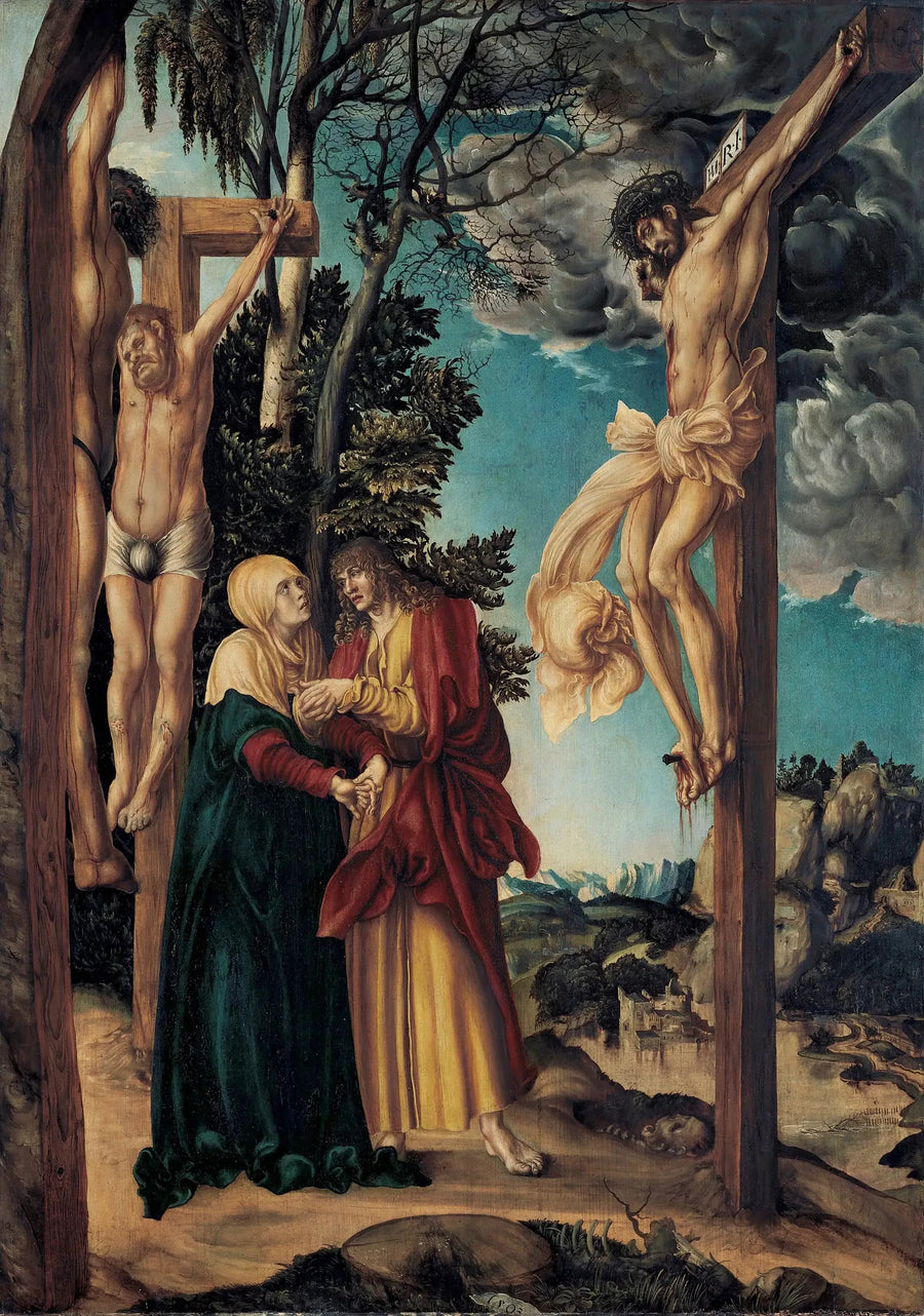 Lamentacja pod Krzyżem - Lucas Cranach Starszy
