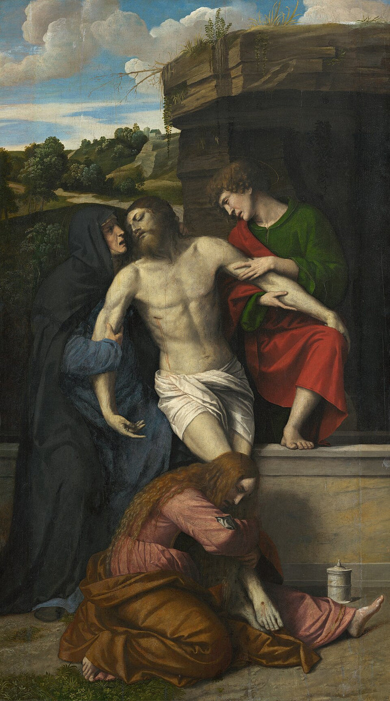 Lamentacja nad martwym Chrystusem - Alessandro Bonvicino