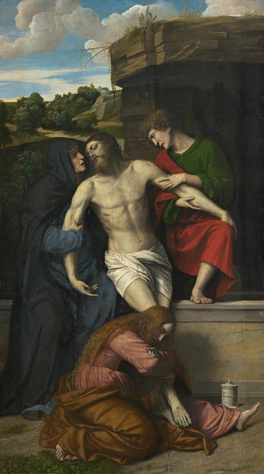 Lamentacja nad martwym Chrystusem - Alessandro Bonvicino
