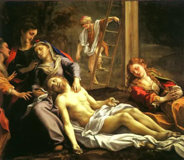 Lamentacja nad martwym Chrystusem - Antonio da Correggio