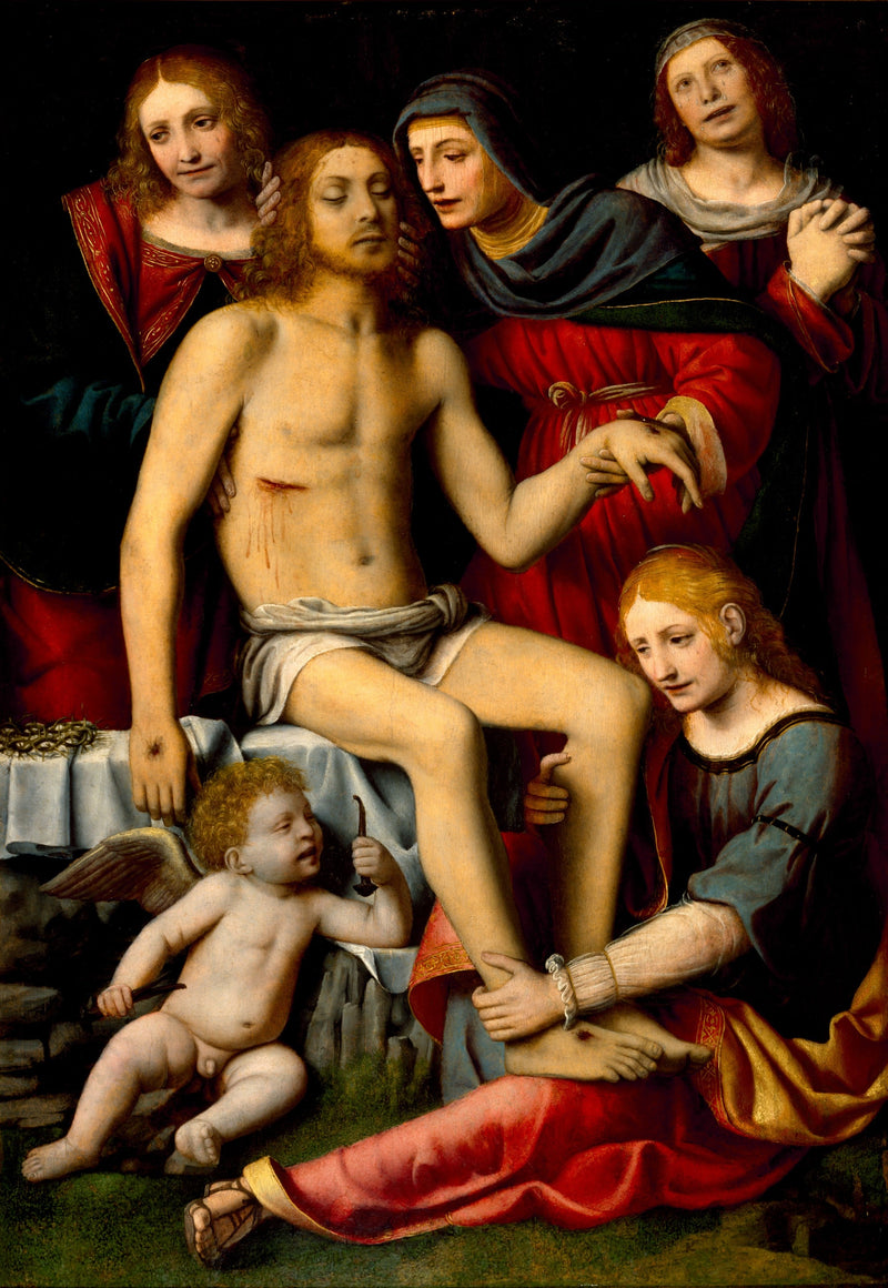 Lamentacja nad martwym Chrystusem - Bernardino Luini
