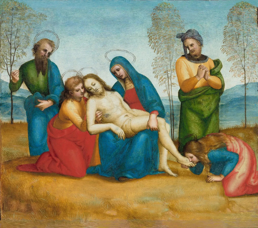 Lamentacja nad martwym Chrystusem - Rafael Santi