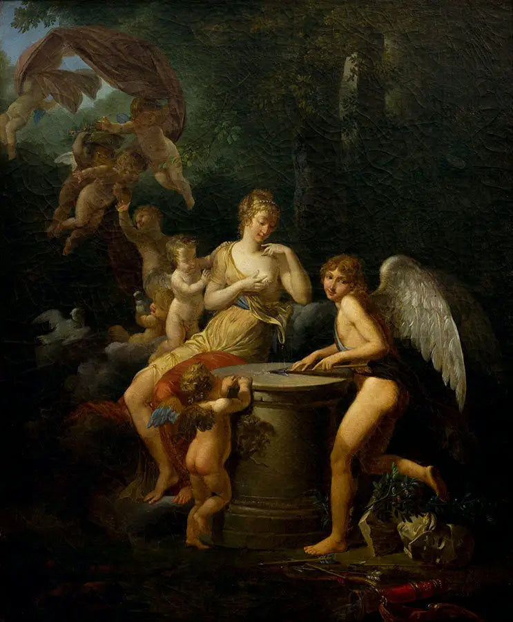 Zwycięska miłość przez czystość - François Gérard