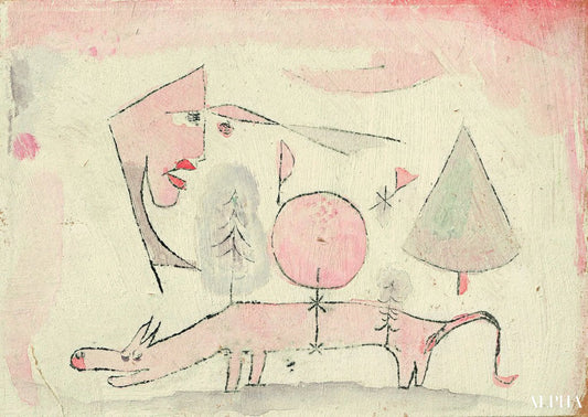 L'animal sans pudeur - Paul Klee - Reproductions de tableaux et peintures haut de gamme