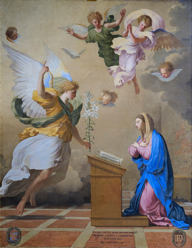 Zwiastowanie - Eustache Le Sueur