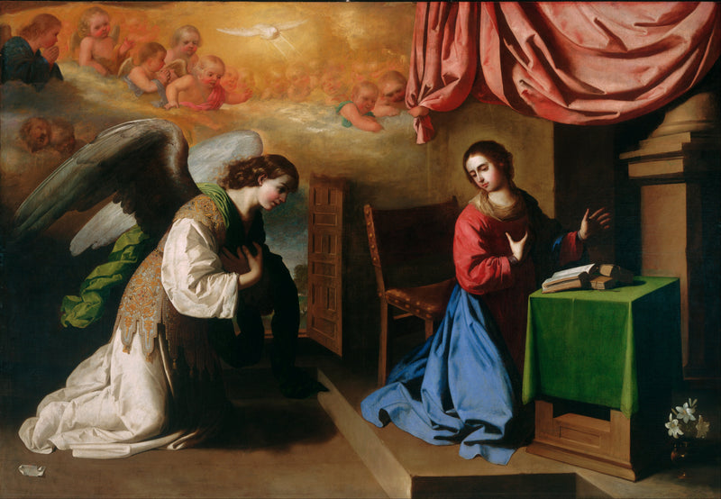 Zwiastowanie - Francisco de Zurbarán