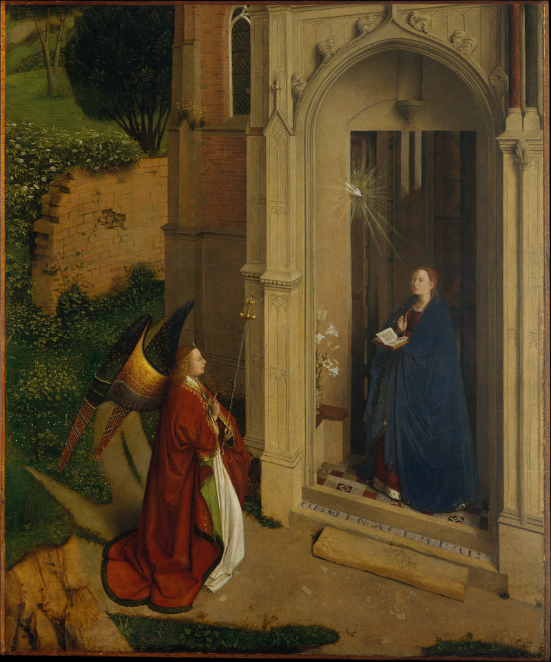 Zwiastowanie Friedsam - Petrus Christus