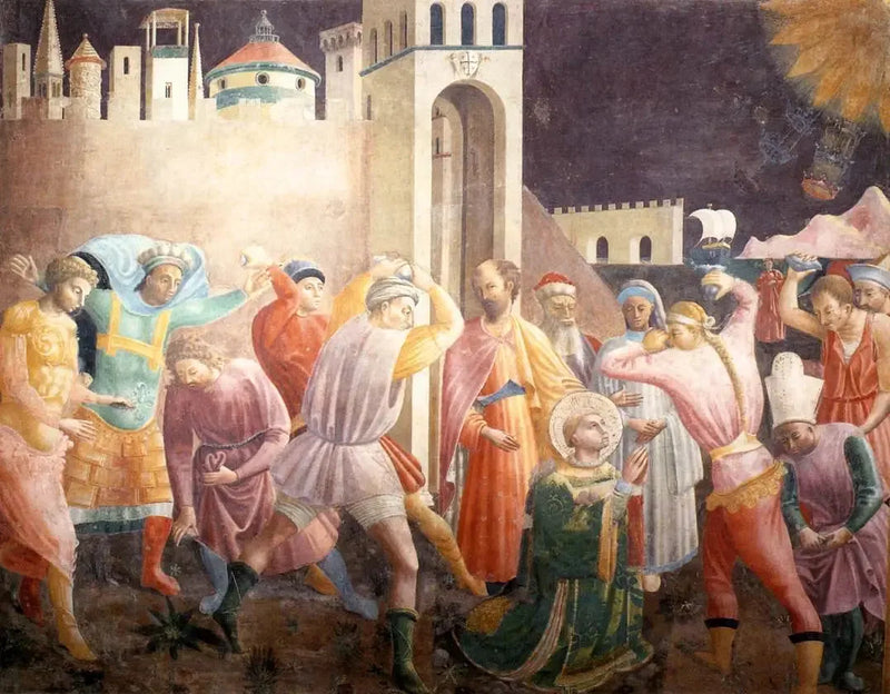 Lapidacja Etienne - Paolo Uccello