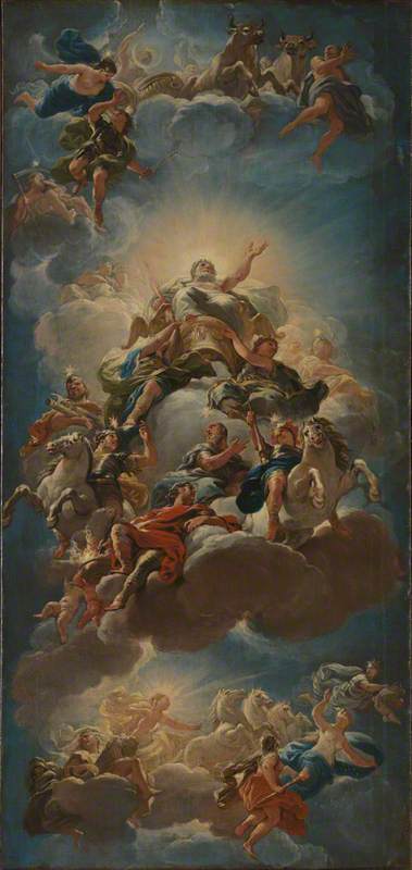 Apoteoza Medyceuszy - Luca Giordano