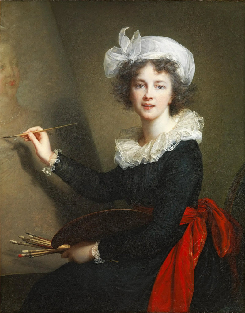 Artysta wykonujący portret królowej Marie-Antoinette - Élisabeth Vigée Le Brun