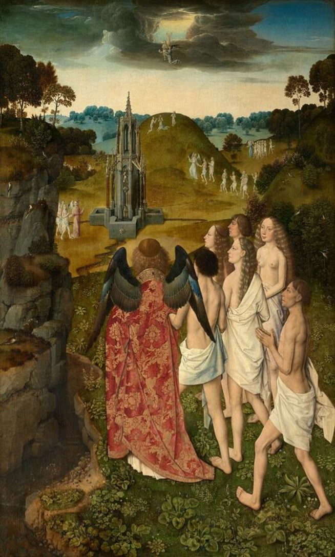 Wniebowstąpienie wybranych - Dirk Bouts